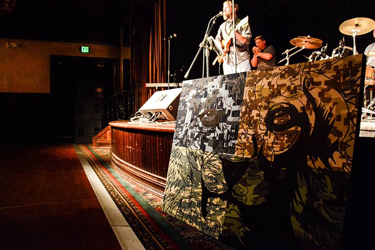 Photo of band playing at Hope For The Warriors 2021