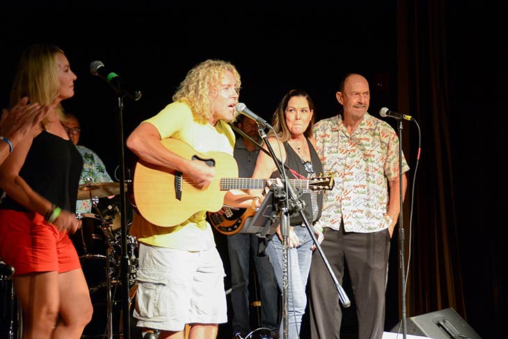 Photo of band playing at Hope For The Warriors 2021