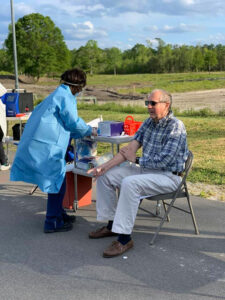 Photo of community members at an event