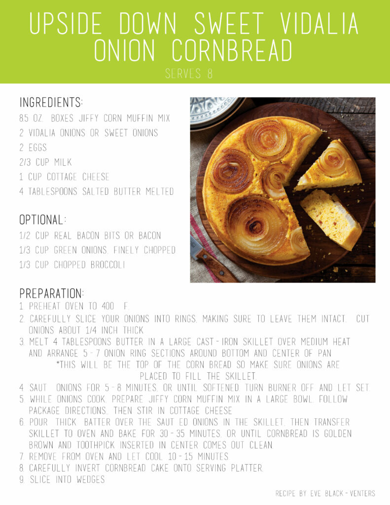 Recipe card with photo
