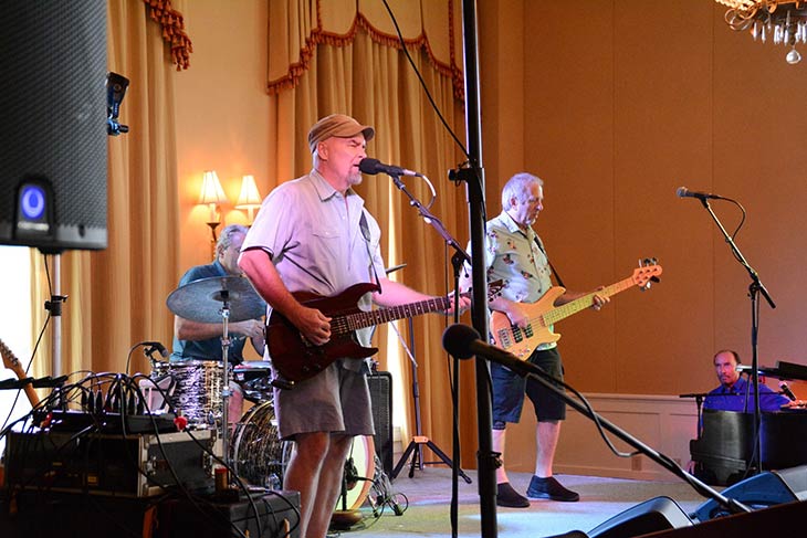 Photo of band playing at Hope For The Warriors 2021